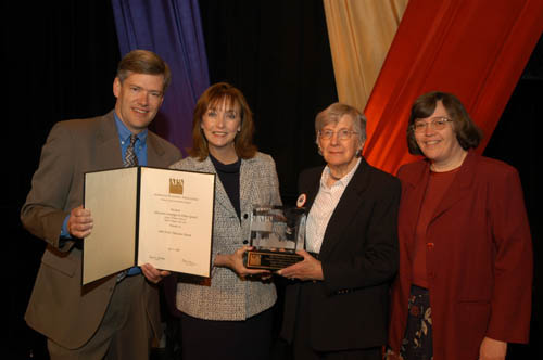 Receiving Award
Photo